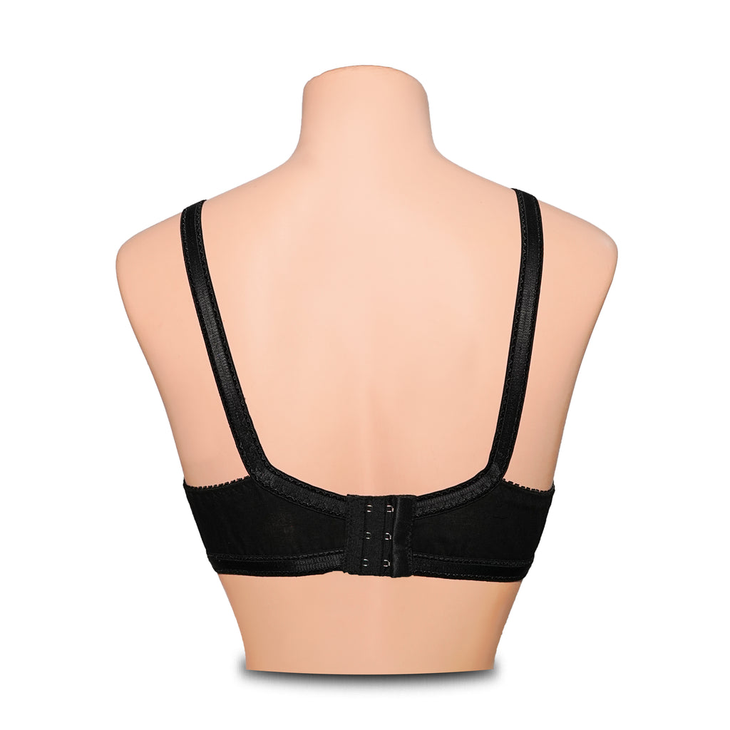 Pack of 2 embroidered cotton Non-Padded Comfortable Bras – Full Coverage