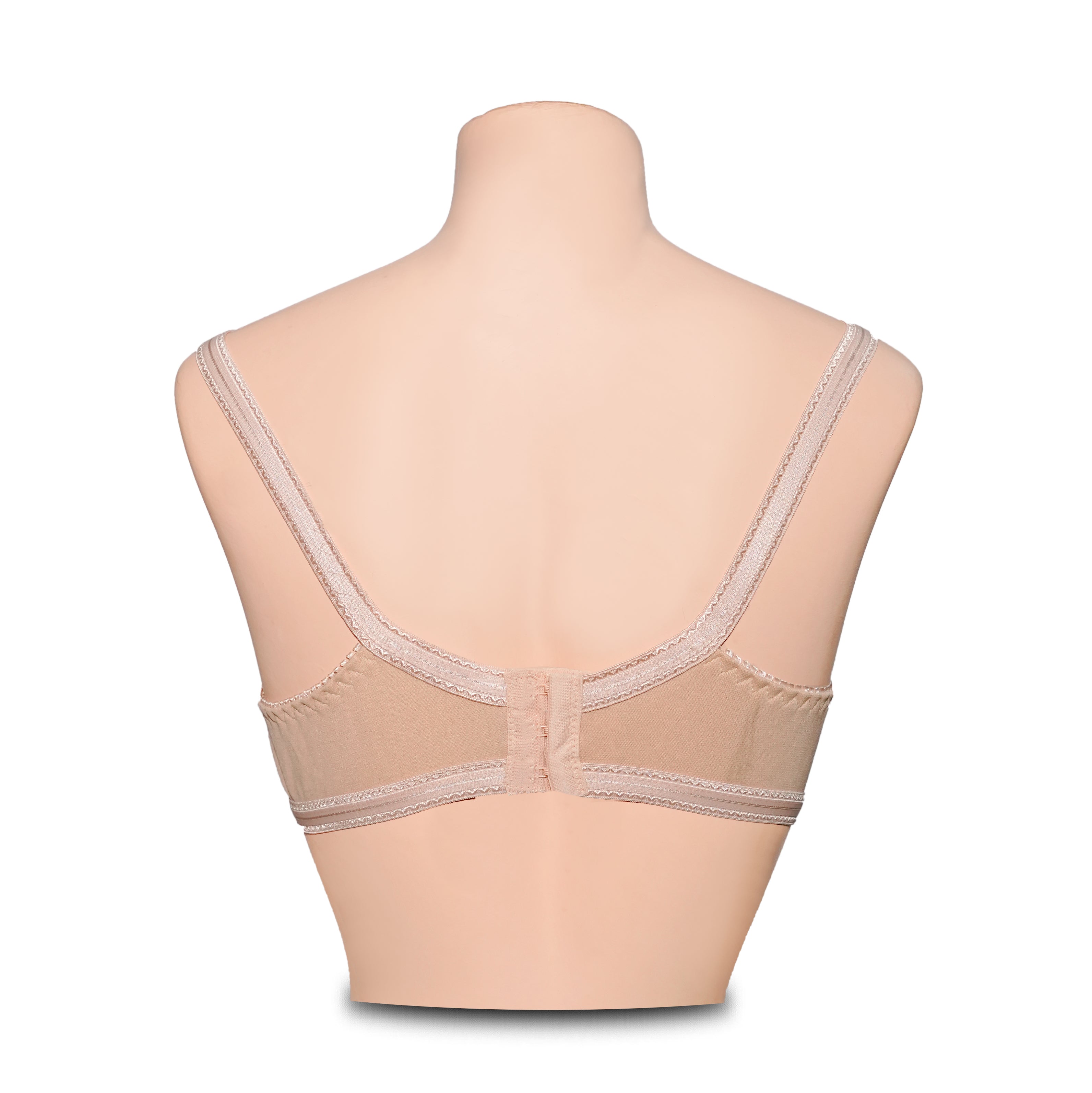 Pack of 2 Net Embroidered Non-Padded & Non-Wired Full Net Transparent Bras