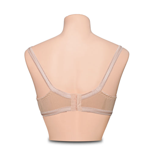 Pack of 2 Net Embroidered Non-Padded & Non-Wired Full Net Transparent Bras