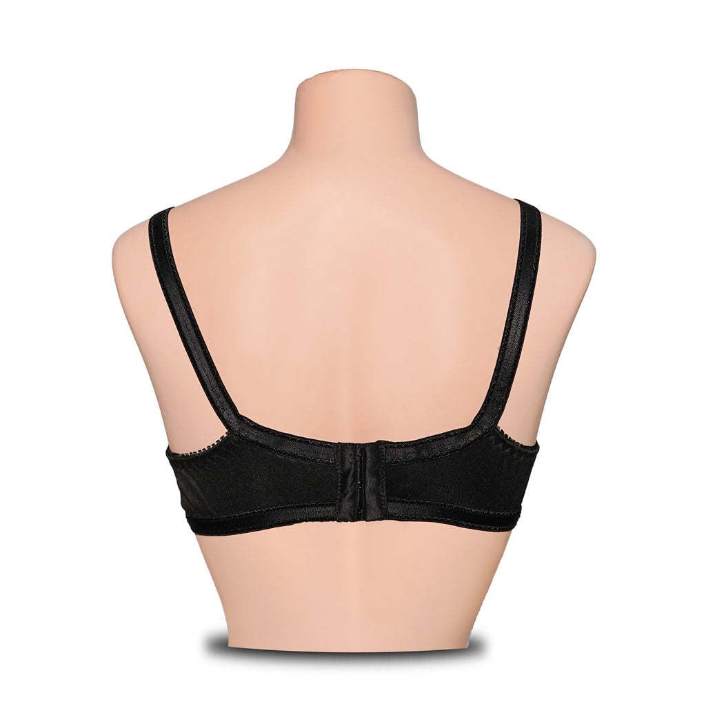 Pack of 2 Net Embroidered Non-Padded & Non-Wired Full Net Transparent Bras